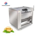 180KG Small automatic ginger washing machine potato cleaning and peeling machine
