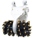 Excavator Rotary Drum Cutter Attachment For 5-20 Tons Excavator PC200-10 EX130