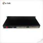 8 Channel Max 57600bps 3G SDI Fiber Converter Reverse RS485 Data Type
