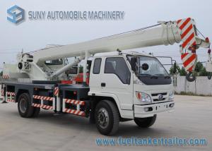 China White 4X2 Foton Contruction Crane Mounted Truck 4 Ton With Euro 4 Emission Standard factory
