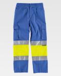 Poly Cotton Mens Outdoor Work Pants / Multi - Pocket Outside Work Clothes