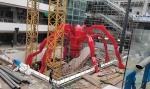 Stainless Steel Art Large Outdoor Sculpture For Shopping Mall Decoration
