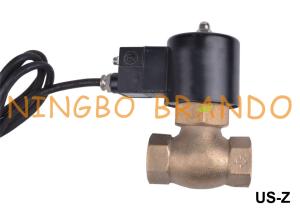 China Explosion Proof Hot Water Steam Brass Solenoid Valve 24V 110V 220V factory