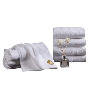 China White Cotton Bath Towel of High Grade Perfect for Five Star Hotel and Beauty Salon factory