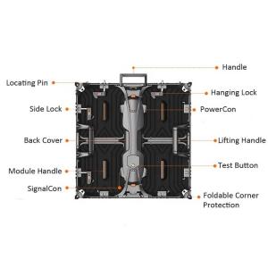 China P3.91mm Stage Rental LED Display Screen Die Casting Aluminum factory