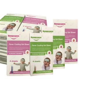 China Hydrogel Rectangle Kids Care Fever Cooling Gel Sheet factory
