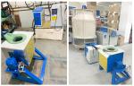 Induction Hardening Equipment 110kw Melting Frunace Manual Tilting For 150kg