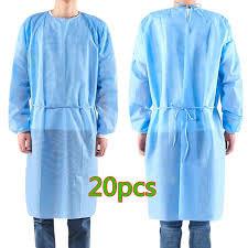 China Non Woven Polyethylene Disposable Isolation Protective Gowns For Sale Near Me factory