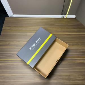 China Recyclable Cardboard Drawer Box Coated Paper Gift Box With Ribbon For Perfume Packaging factory