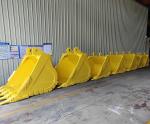 Strong Reinforcement Board Excavator Rock Bucket 0.4-0.8CBM Use In Cat320 Long