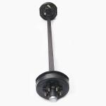 2000Kg 12 Inch Drum Electric Trailer Drop Axles 50x50mm