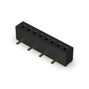 Female Header Connector 1.00mm Single Row SMT Type 1*2PIN To 1*40PIN H=2.10mm