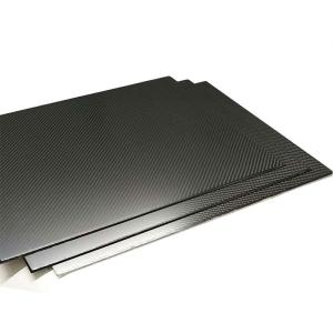 China 100% 3K Plain Weave Carbon Fiber Sheets Plate 200 X 300 X 1 MM factory
