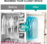 Hanging Vacuum Storage Bags, Vacuum Sealed Bags Clothing Coats Jackets Space