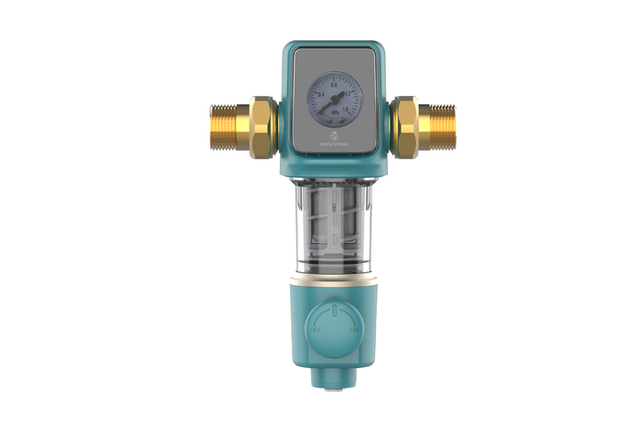 BRISKSPRING Water Pre Filter 1 Inch High Flow Rate 4T/H 40 Micron To 300 Micron