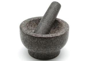 China Kitchen Tool Granite Stone Mortar And Pestle Handmade Crush Spices Garlic factory