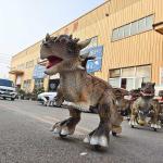 Shopping Mall Animatronic Dinosaur Ride Remote Control Ride on Dinosaur for Kids