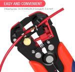 Industrial Alloy Cable Stripping Tool , Multifunctional Wire Stripper Crimper