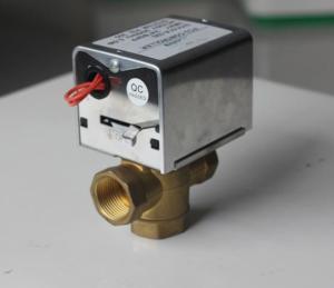 China 2 / 3 Port Motorized Zone Valve Replacement Electric Motor Power CE Listed factory
