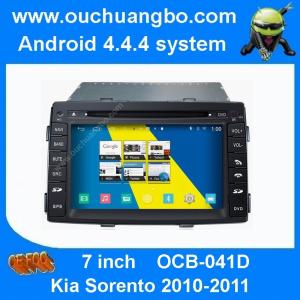 China Ouchuangbo car dvd gps stereo Kia Sorento 2010-2011 android 4.4 S160 support iPod USB 1080 factory