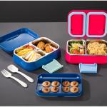 Stocked Meals on the Go with 304 Stainless Steel Metal Bento Lunch Box Leak
