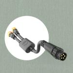 P12 Self Locking Waterproof LED Connectors IP68 Outdoor Lighting Connectors