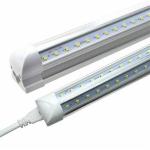 High Lumen T8 V-Shape LED Tube Light 0-10V Dimmable >80/95 CRI 120-160LM/W 50000