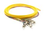 12 Core FC / UPC Fiber Optic Pigtail 12 Color Fan Out With LSZH Cable