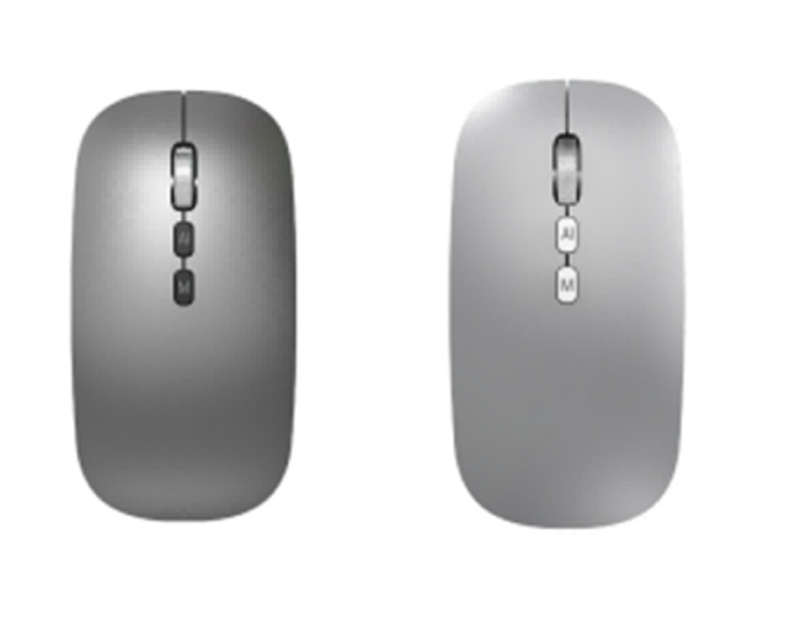 2.4G Wireless And Bluetooth AI Mouse Adjustable DPI Settings 800/1200/1600 Lifespan Of Up To 5 Million Clicks.