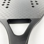 22mm Rocket Rackets Racchetta Padel For Outdoor Sport Carbon Texture Visible