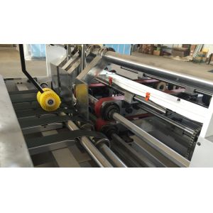 Gear Electric Driven Carton Folder Gluer Machine Semi Automatic Pasting