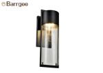 Modern Liaison Large Bracketed Hotel Outdoor Sconce Lighting Glass Wall Sconce