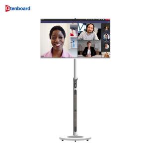 China Qtenbaord 24 32 Inch Smart TV Stand by Me Movable Wireless TV on Wheel factory