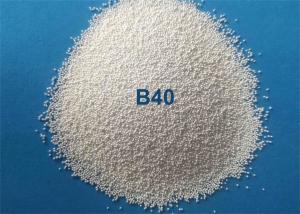 China Low Breakdown Rate Ceramic Bead Blasting Media For Metal Surface Finish factory