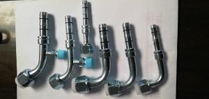 China Transport refrigeration R404a Air Conditioning hose Iron fittings Truck Refrigerant R404a A/C hose steel fittings factory
