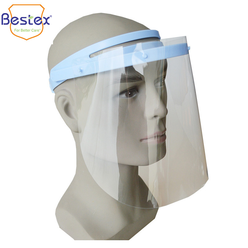 Frame Protective 32*19cm Anti Droplets Face Shield Visor