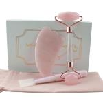 Pink Quartz Natural stone Jade Roller