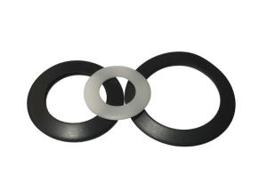 China Shore hardness 60 filled PTFE piston rings , 100% testing PTFE fittings parts factory