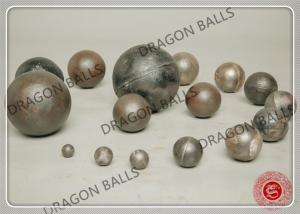 China Hot Rolling Cement Grinding Balls , No Broken Steel Balls For Ball Mill factory