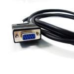 Barcode RS232 Scanner Cable , Serial RJ45 To DB9 Female Cable