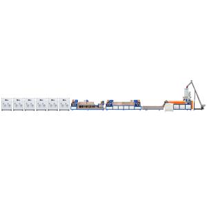 China 15mm Yellow Polypropylene PP Belt Strapping Machine Single Screw factory