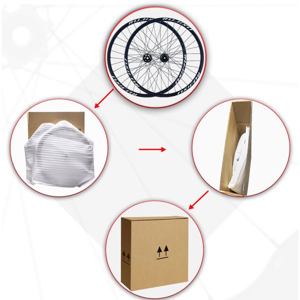 Durable 6061 Aluminum Alloy Mountain Bike Wheelset with 7075 Hub Six Pawl Three Tooth and Steel Axle