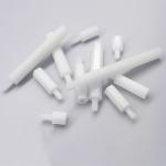White Nylon Round Plastic Standoff for Through Hole Mounting on Printed Circuit
