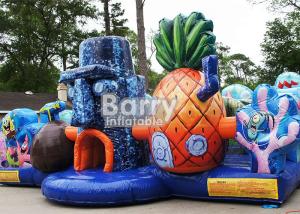 China Backyard Inflatable Bounce House For Playland Inflatable Spongebob Toddler Obstacle factory