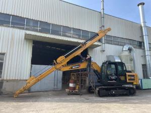 China Excavator Hydraulic Telescopic Boom , Telescopic Dipper Arm for Cat320 factory