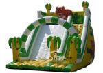 6 Mts High Kids Outdoor Inflatable Jungle Slide Made Of 0.55mm Pvc Tarpaulin
