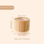18mm Plastic-Bamboo Cylindrical Hollow Aromatherapy Cover Cap Chinese Manufactur