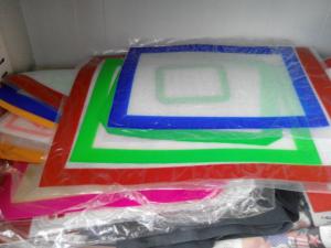 China fiberglass silicone baking mat factory