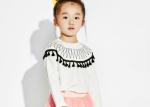 Nice 100% Cotton Girls Winter Sweater , Warm Girls Crew Neck Sweater