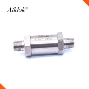 China Stainless Steel 304 Adjustment One Way Check Valve 1/4&quot; NPTM factory